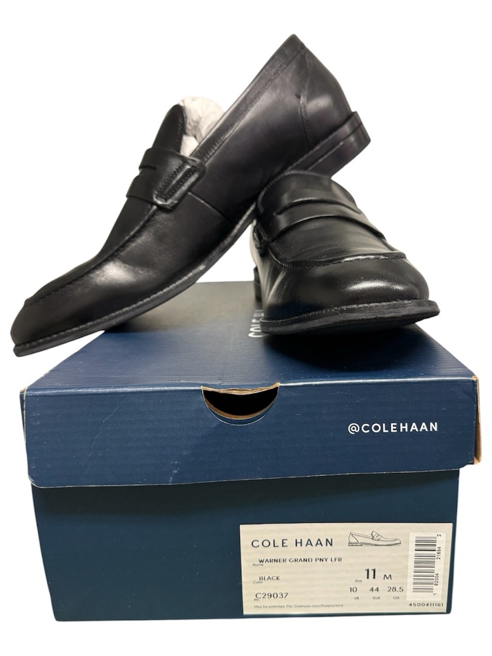 Cole Haan Black warner grand Penny Loafers 11